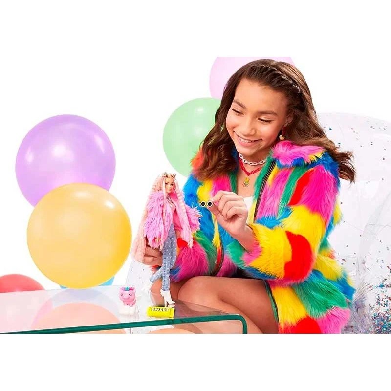 Barbie Extra Abrigo Rosa