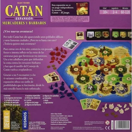 Catan Ampliación Mercaderes y Barbaros