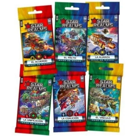 STAR REALMS  MAZOS DE MANDO