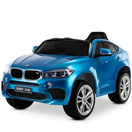 BMW X6M Azul Eléctrico 12V para Niños