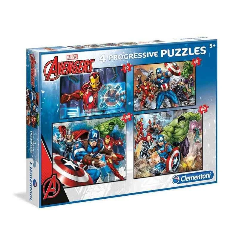 Puzzle 4 en 1 de Avengers