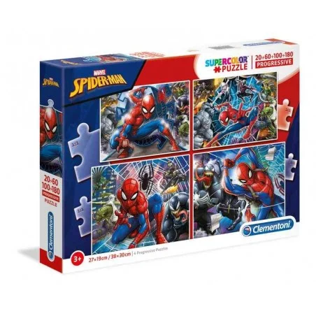 Puzzle 4 en 1 de SpiderMan