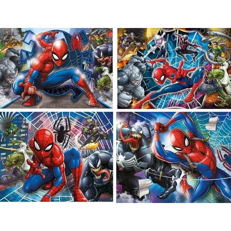 Puzzle 4 en 1 de SpiderMan