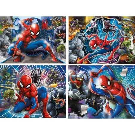 Puzzle 4 en 1 de SpiderMan