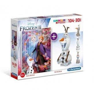 Puzzle 2 en 1 de Frozen 2