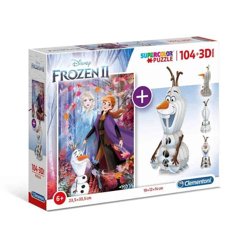 Puzzle 2 en 1 de Frozen 2