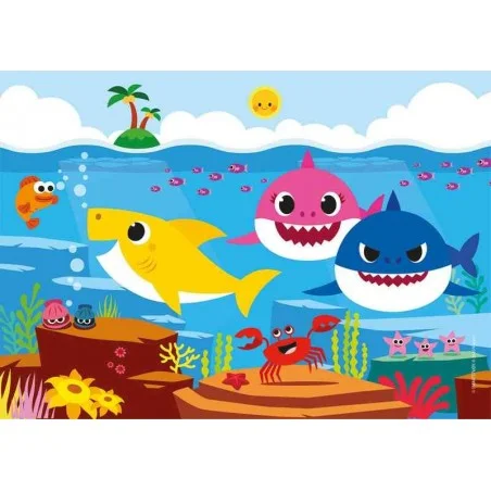 Puzzle 2 en 1 Baby Shark Supercolor