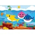 Puzzle para colorear Baby Shark Doble Cara