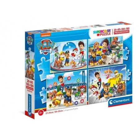 Puzzle 4 en 1 de La Patrulla Canina