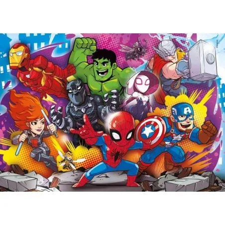 Puzzle 4 en 1 Superhero