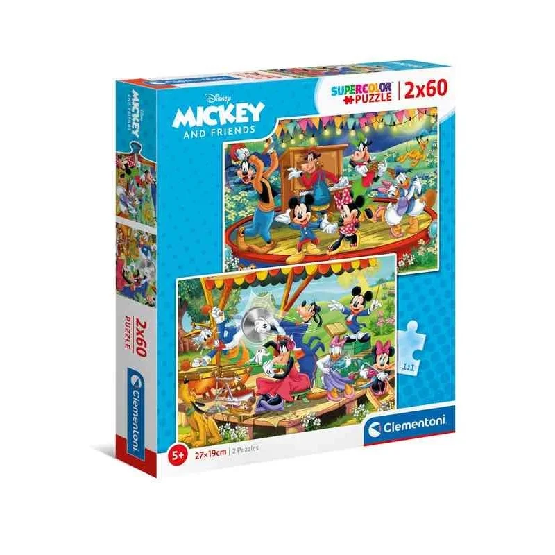 Puzzle 2 en 1 de Mickey y sus Amigos