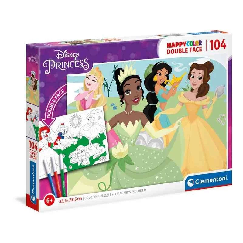 Puzzle Disney Princess Doble Cara