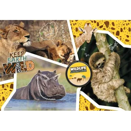 Puzzle Wildlife Adventure National Geographic Kids