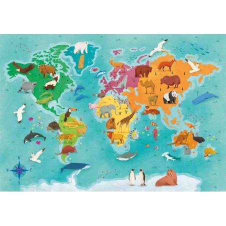 Puzzle de Animales del Mundo