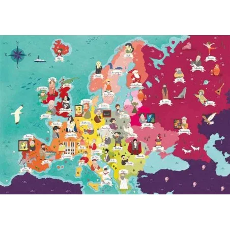 Puzzle Great people in Europe