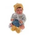 Muñecas Antonio Juan Recién Nacido Pipo Chaqueta Gris