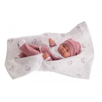 Muñecas Antonio Juan Recién Nacida Nica Mantita Unicornio