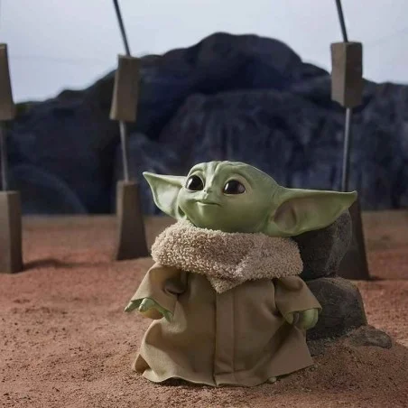 Star Wars Peluche de Baby Yoda de El Mandaloriano, Cuerpo Blando y