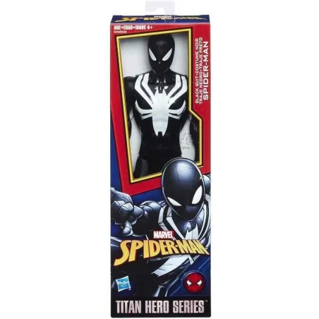 Figura Titan Black Suit Spider Man