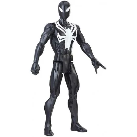 Figura Titan Black Suit Spider Man