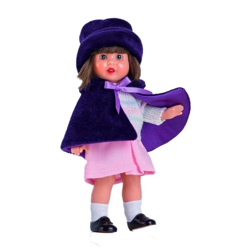 Mini Mariquita Perez Conjunto con Capa Morada