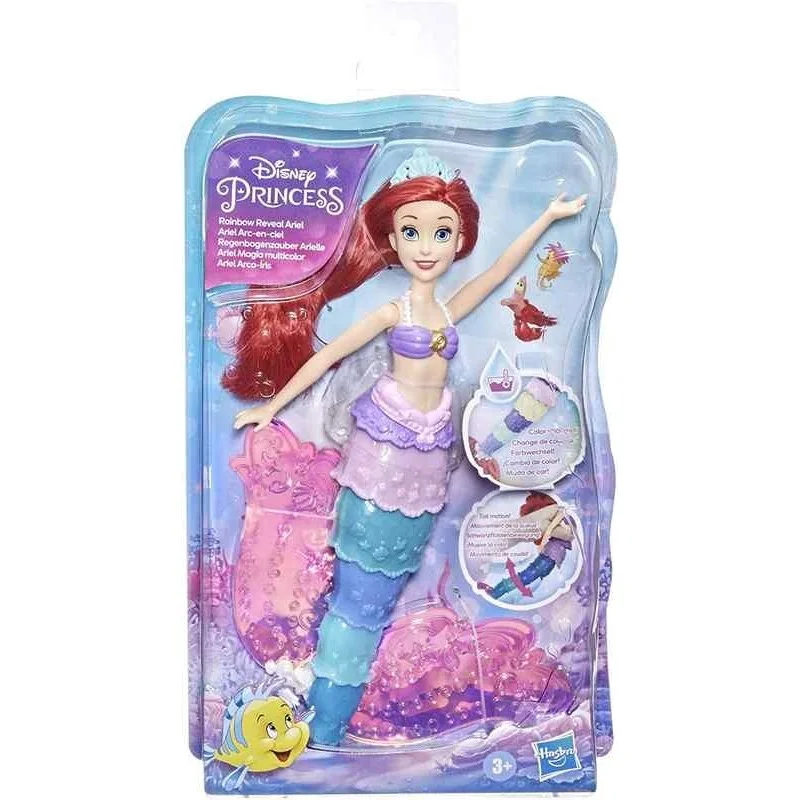 Princesa Disney Ariel Cola Arcoíris