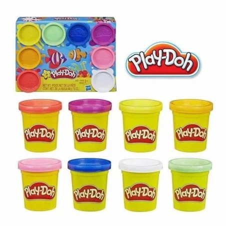 Plastilina Pack 8 botes PlayDoh Rainbow