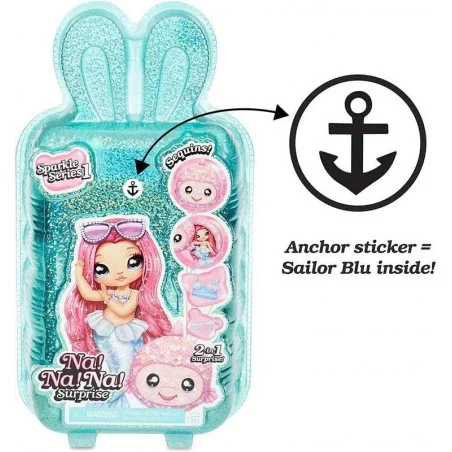 Na! Na! Na! Surprise 2in1 Pom Doll Sailor Blu