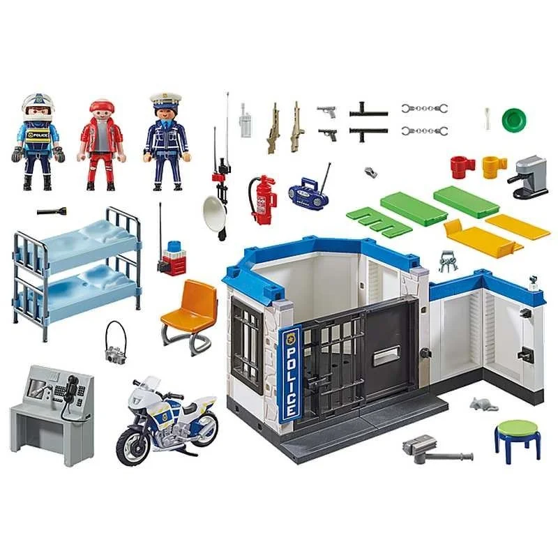 PLAYMOBIL 6872 - City Action - Police Command Centre with Prison - Playpolis