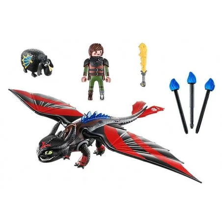 Playmobil Dragons Dragon Racing Hipo y Desdentao