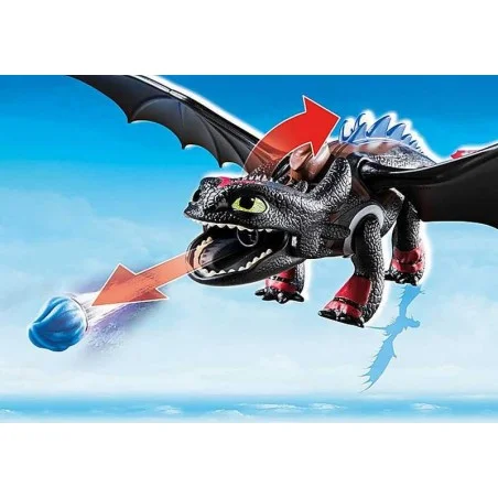 Playmobil Dragons Dragon Racing Hipo y Desdentao