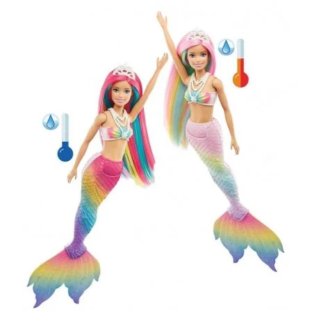 Barbie Dreamtopia Sirena Arcoiris Mágico