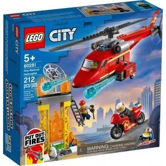 Lego City Helicóptero de Rescate de Bomberos