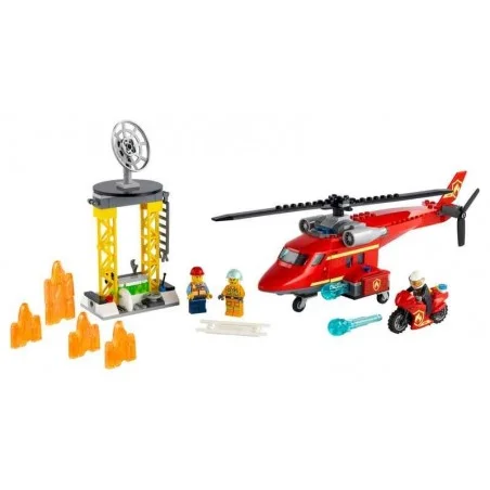 Lego City Helicóptero de Rescate de Bomberos