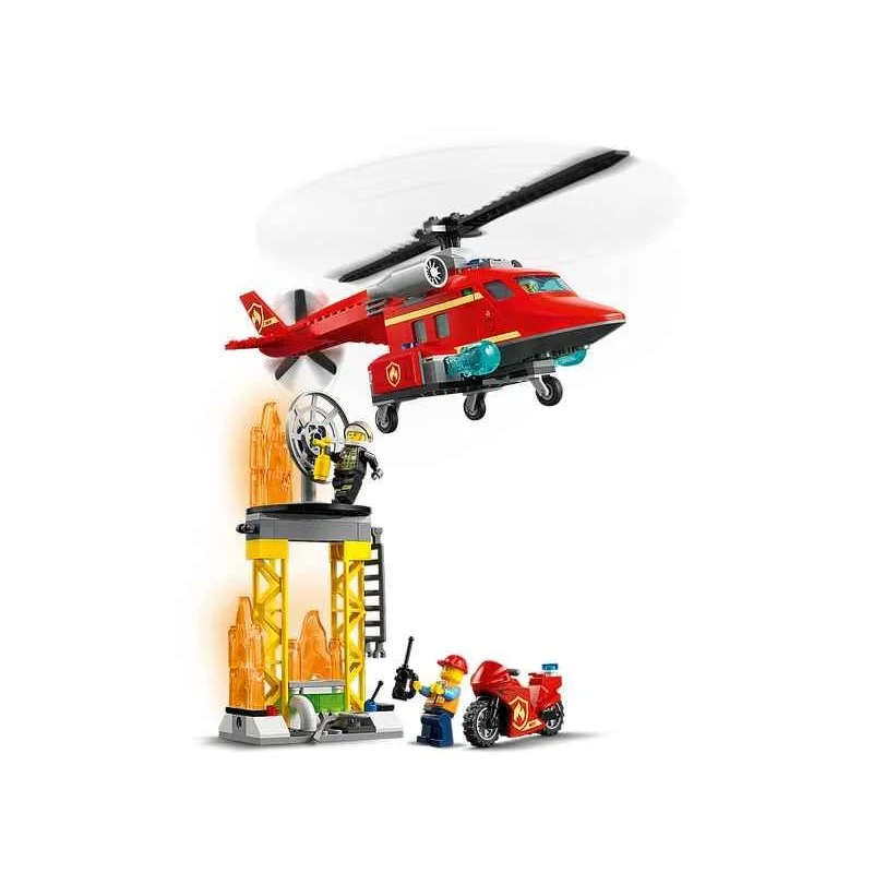 Lego City Helicóptero de Rescate de Bomberos
