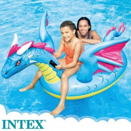 Colchoneta hinchable dragón INTEX