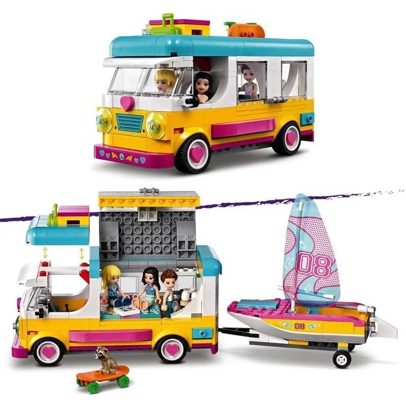 LEGO Friends Bosque: Autocaravana y Barco a Vela
