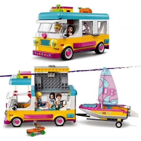 LEGO Friends Bosque: Autocaravana y Barco a Vela