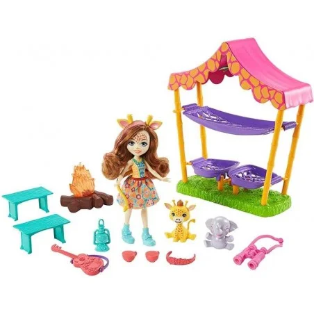 Enchantimals Muñeca Set de Acampada