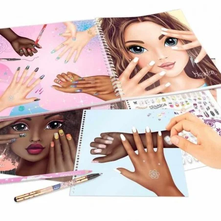 Cuaderno para Colorear tus Uñas TOPModel