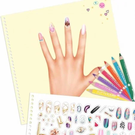 Cuaderno para Colorear tus Uñas TOPModel