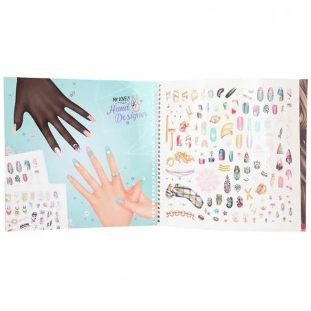 Cuaderno para Colorear tus Uñas TOPModel