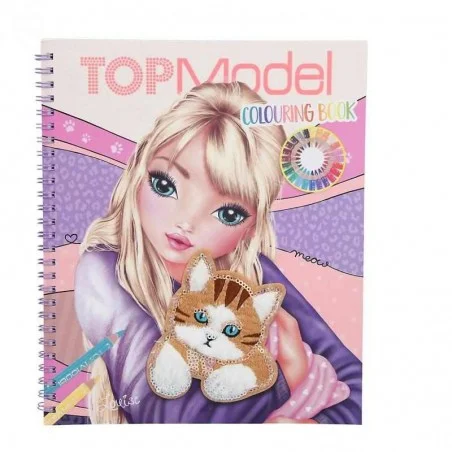 TOPModel Libro Colorear CAT