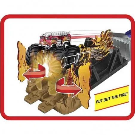 Hot Wheels Monster Truck Fire Trough