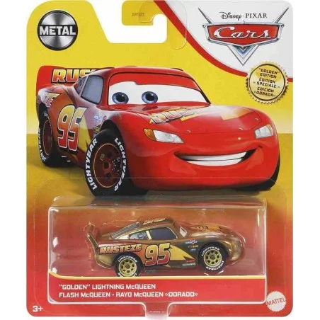 Coche Dorado Rayo McQueen Cars