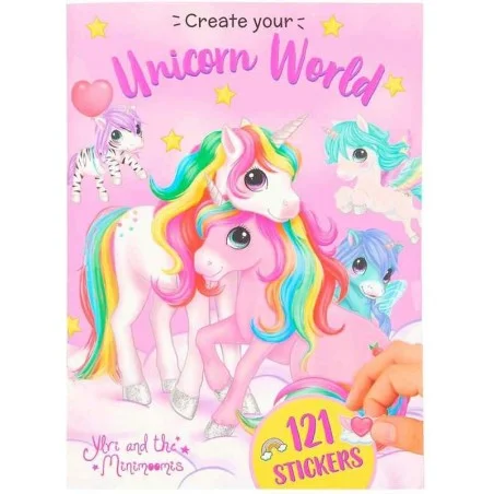 Cuaderno de Pegatinas Ylvi y los Minimoomis Mundo Unicornio