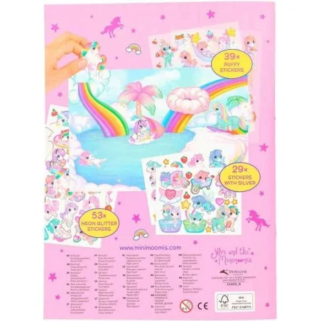 Cuaderno de Pegatinas Ylvi y los Minimoomis Mundo Unicornio