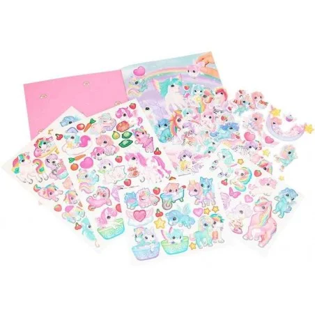 Cuaderno de Pegatinas Ylvi y los Minimoomis Mundo Unicornio