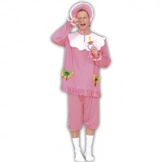 Bebé rosa disfraz adulto
