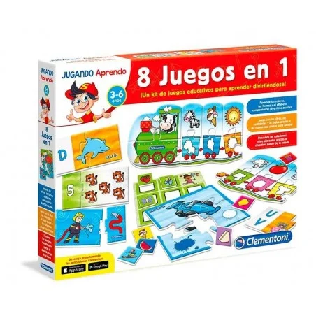 Jugando Aprendo 8 Juegos en 1